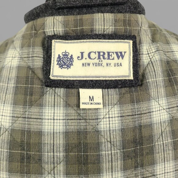 J Crew Men’s Wool Blend Car Coat Gray • Size Medium - Picture 13 of 15